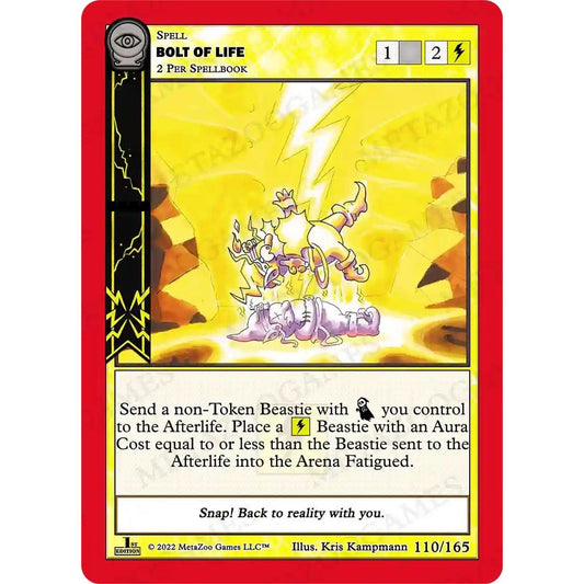 Image for Bolt of Life (110/165) (SCE1E) - MetaZoo