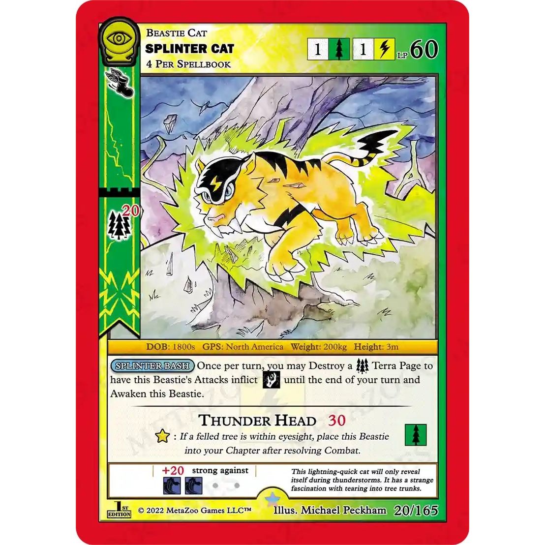 Image for Splinter Cat (20/165) (SCE1E) - MetaZoo