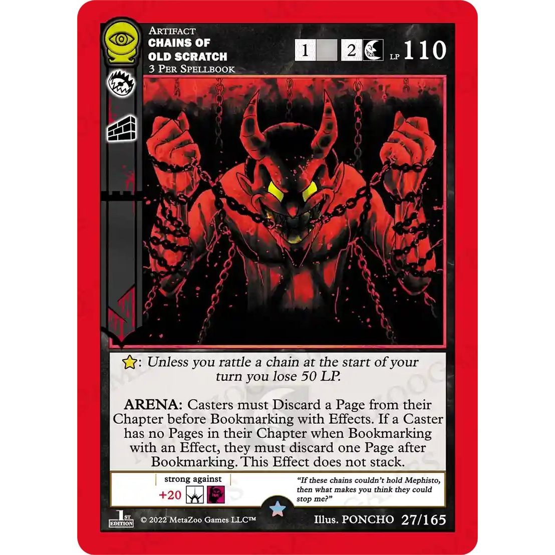 Image for Chains of Old Scratch (27/165) (SCE1E) - MetaZoo