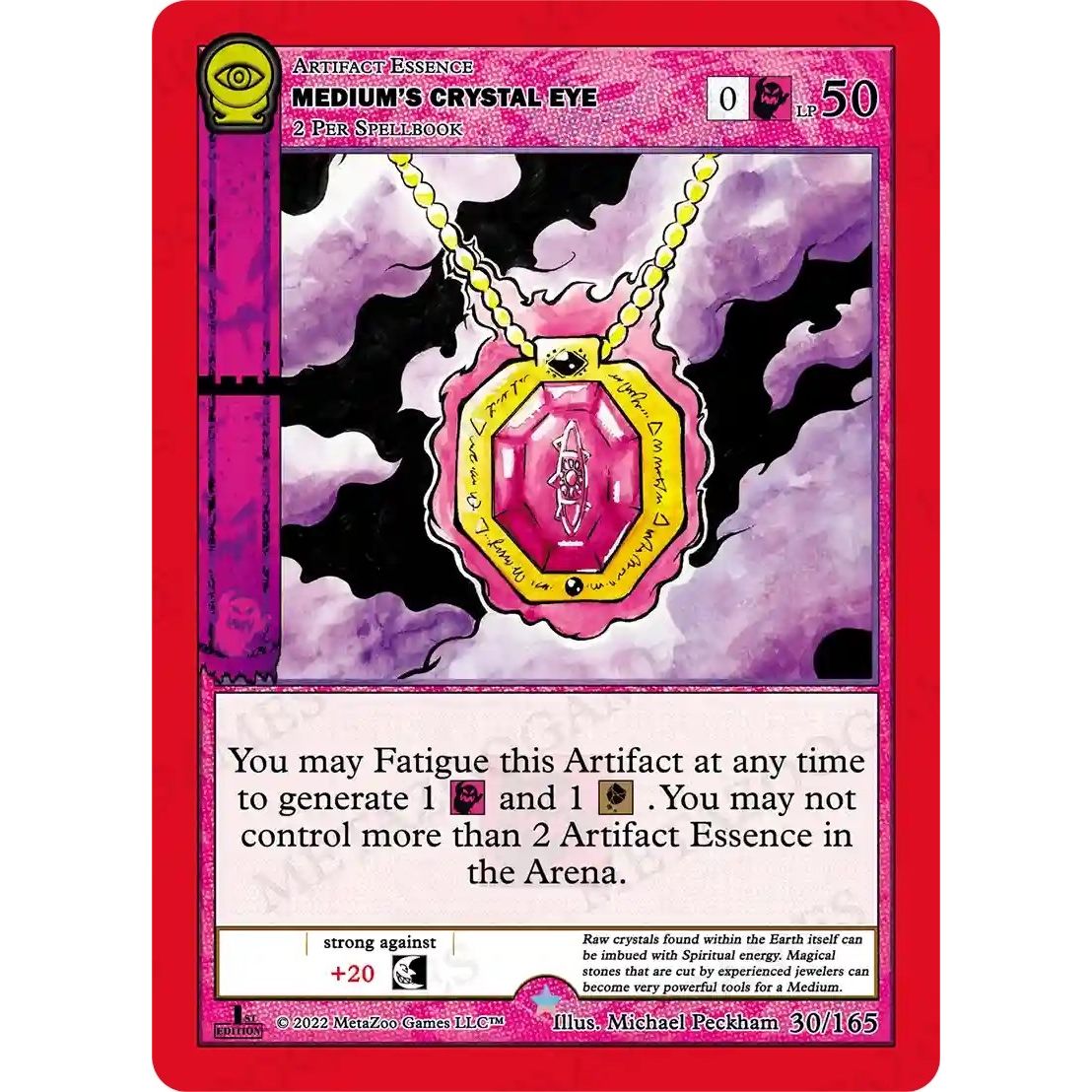 Image for Medium's Crystal Eye (30/165) (SCE1E) - MetaZoo