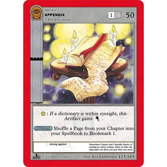 Image for Appendix (123/165) (SCE1E) - MetaZoo