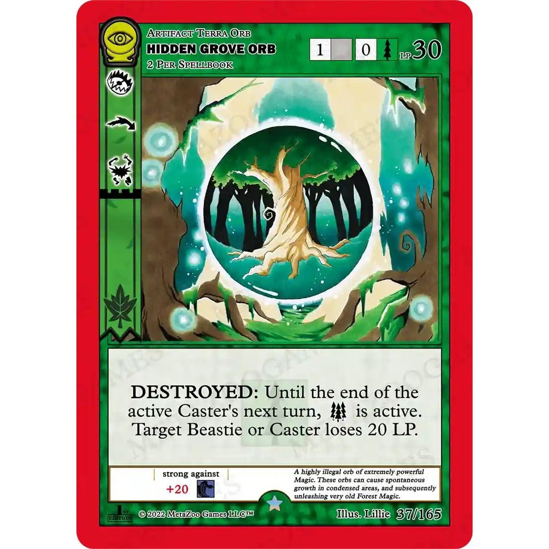Image for Hidden Grove Orb (37/165) (SCE1E) - MetaZoo