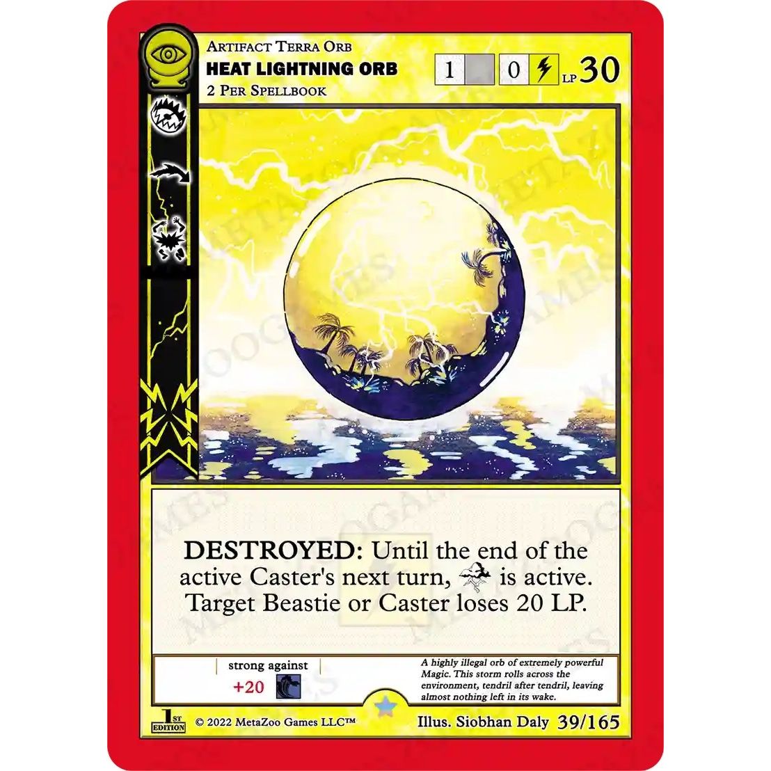 Image for Heat Lightning Orb (39/165) (SCE1E) - MetaZoo
