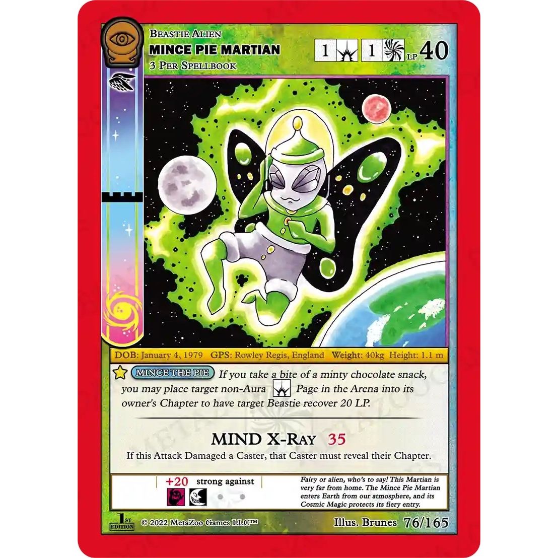 Image for Mince Pie Martian (76/165) (SCE1E) - MetaZoo