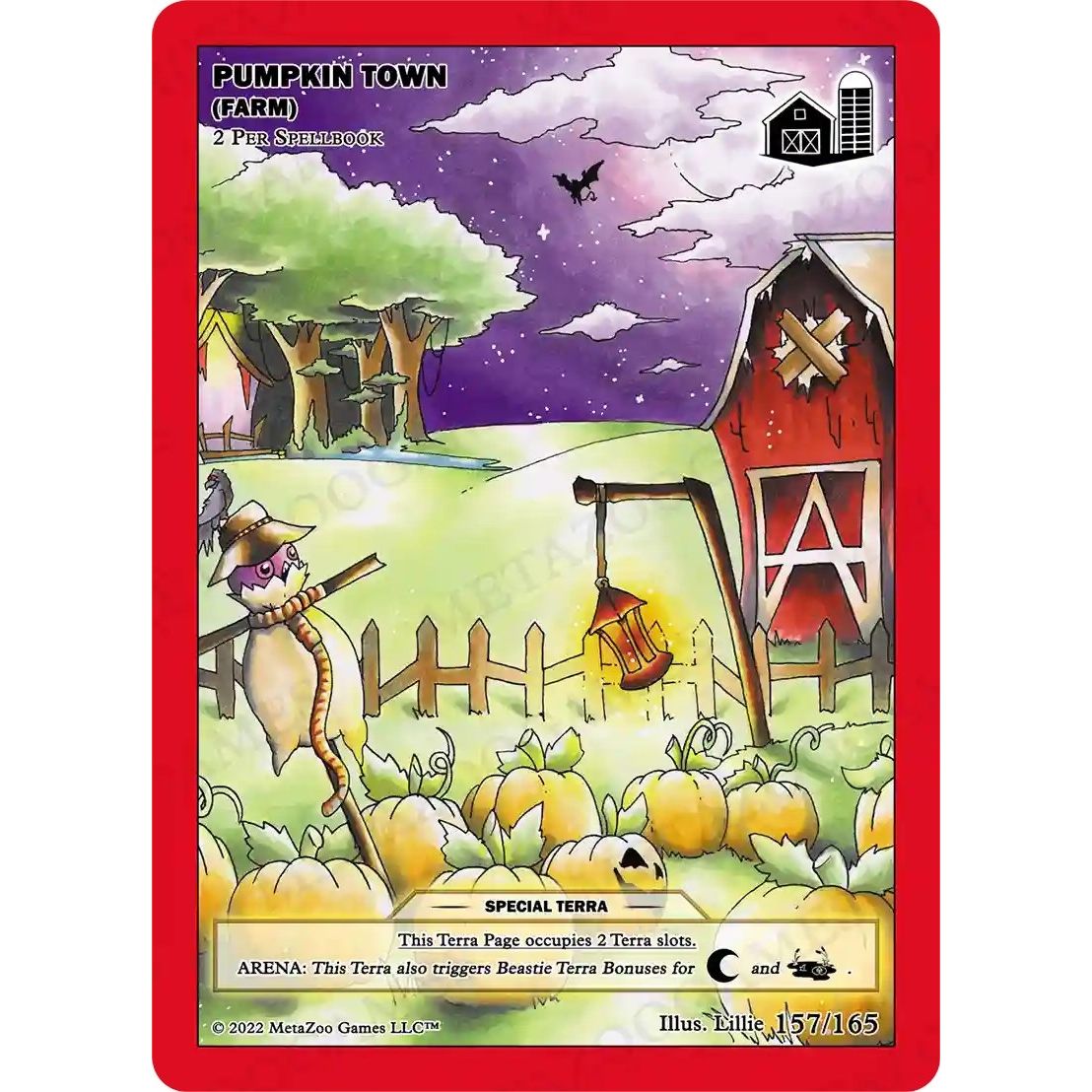 Image for Pumpkin Town (Farm) (157/165) (SCE1E) - MetaZoo