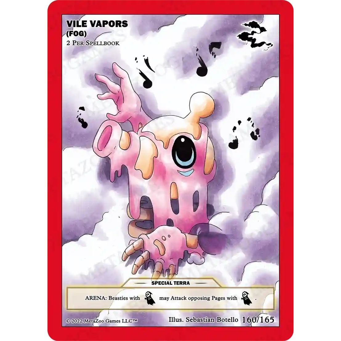 Image for Vile Vapors (Fog) (160/165) (SCE1E) - MetaZoo