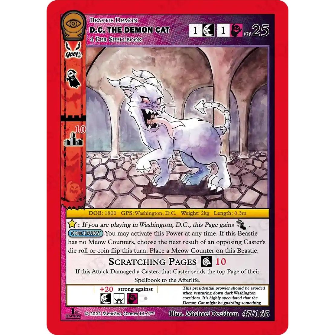 Image for D.C. the Demon Cat (47/165) (SCE1E) - MetaZoo