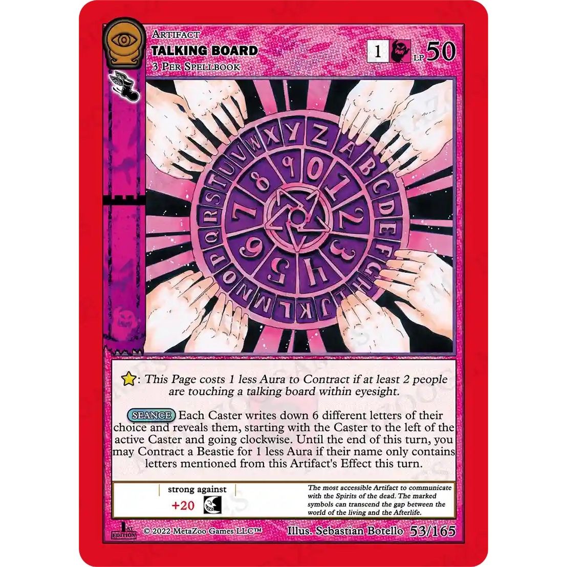 Image for Talking Board (53/165) (SCE1E) - MetaZoo
