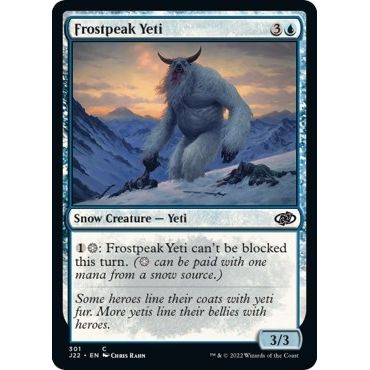 Image for Frostpeak Yeti (301) (J22) - Magic: The Gathering