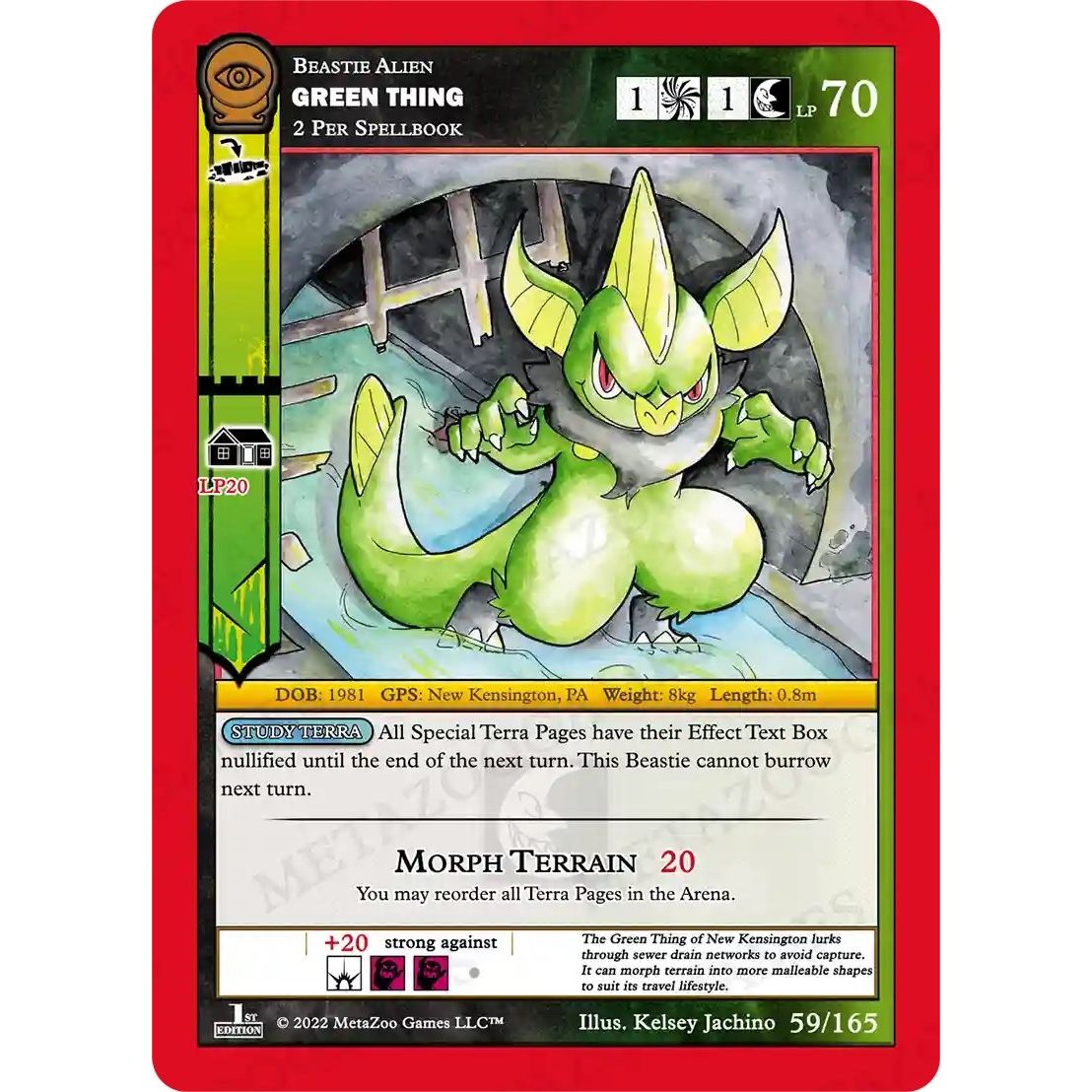Image for Green Thing (59/165) (SCE1E) - MetaZoo
