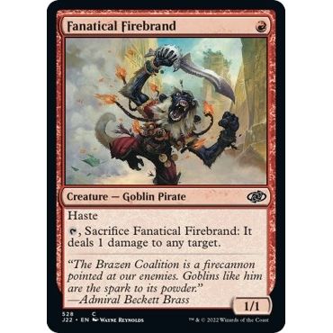 Image for Fanatical Firebrand (528) (J22) - Magic: The Gathering
