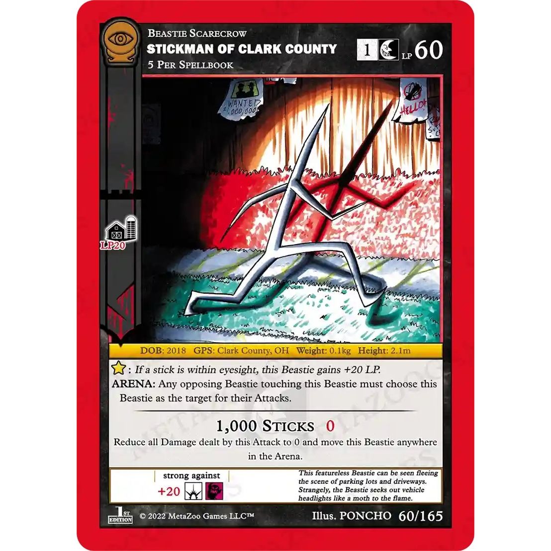 Image for Stickman of Clark County (60/165) (SCE1E) - MetaZoo