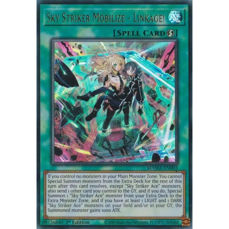 Image for Sky Striker Mobilize - Linkage! (MAMA-EN003) (MAMA) - YuGiOh