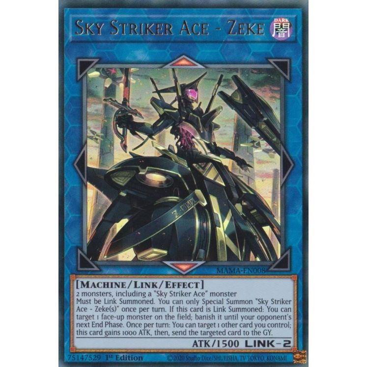 Image for Sky Striker Ace - Zeke (MAMA-EN008) (MAMA) - YuGiOh