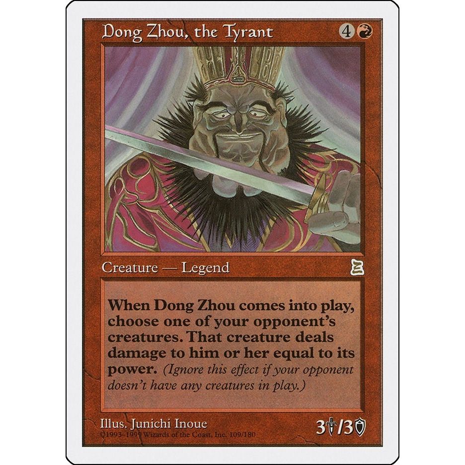 Image for Dong Zhou, the Tyrant (109) (PTK) - Magic: The Gathering