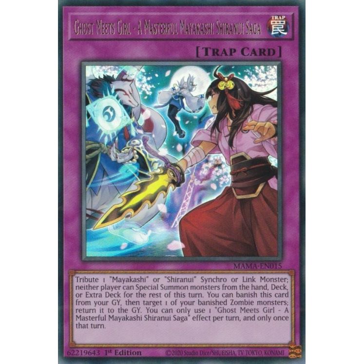 Image for Ghost Meets Girl - A Masterful Mayakashi Shiranui Saga (MAMA-EN015) (MAMA) - YuGiOh
