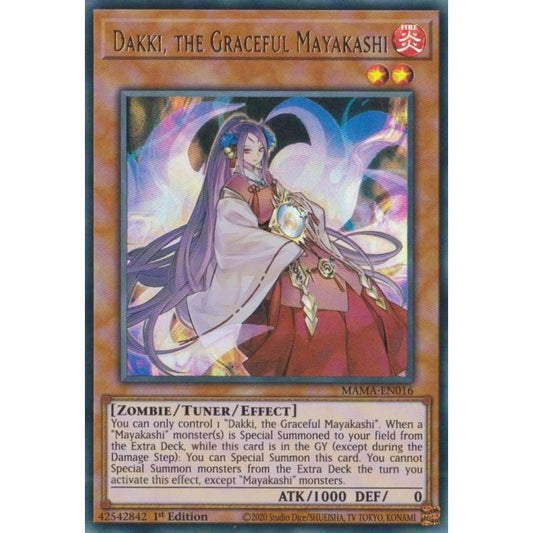 Image for Dakki, the Graceful Mayakashi (MAMA-EN016) (MAMA) - YuGiOh