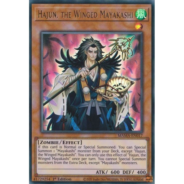Image for Hajun, the Winged Mayakashi (MAMA-EN017) (MAMA) - YuGiOh