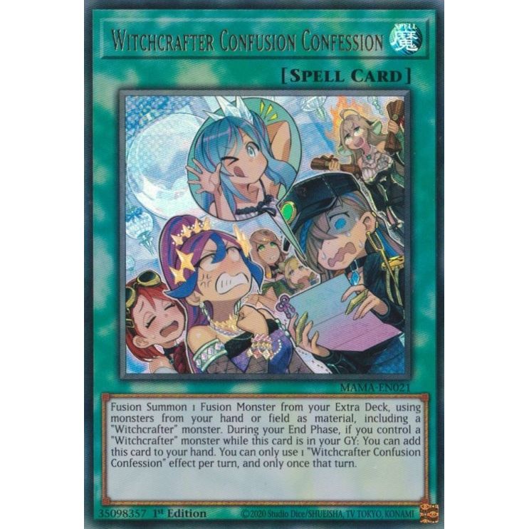 Image for Witchcrafter Confusion Confession (MAMA-EN021) (MAMA) - YuGiOh