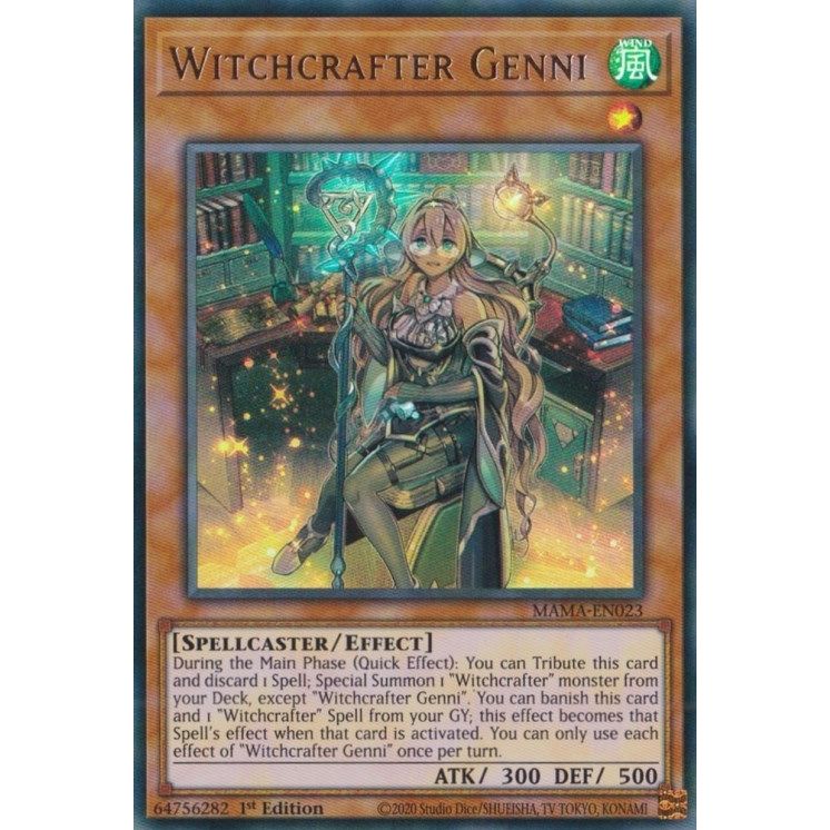 Image for Witchcrafter Genni (MAMA-EN023) (MAMA) - YuGiOh