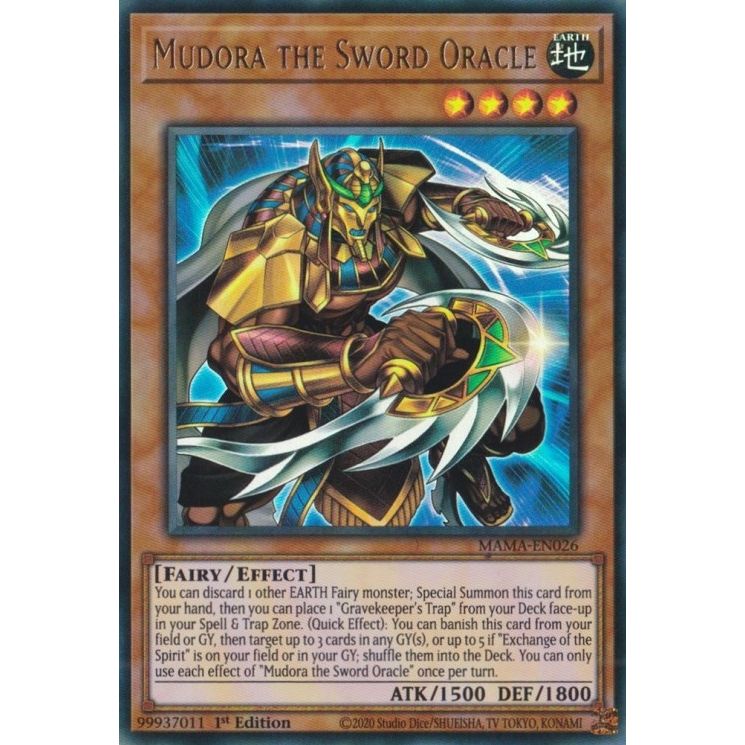 Image for Mudora the Sword Oracle (MAMA-EN026) (MAMA) - YuGiOh