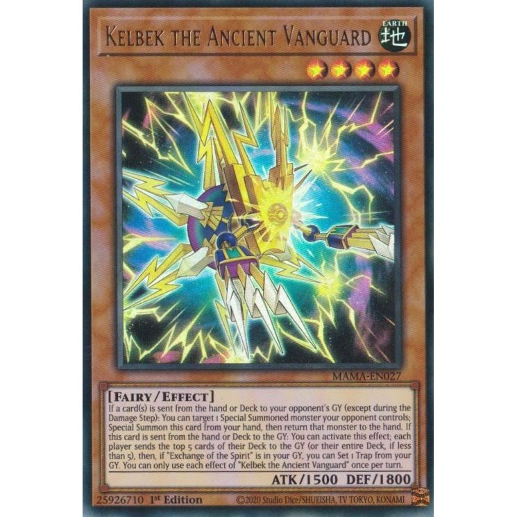 Image for Kelbek the Ancient Vanguard (MAMA-EN027) (MAMA) - YuGiOh