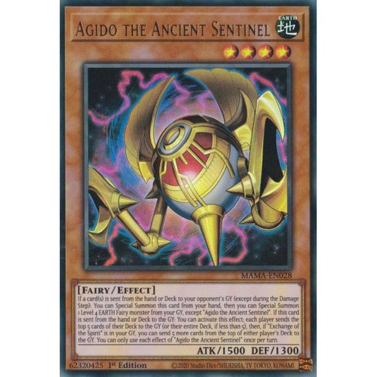 Image for Agido the Ancient Sentinel (MAMA-EN028) (MAMA) - YuGiOh