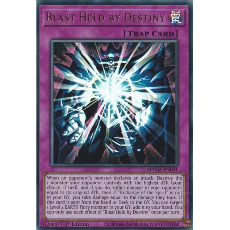 Image for Blast Held by Destiny (MAMA-EN031) (MAMA) - YuGiOh