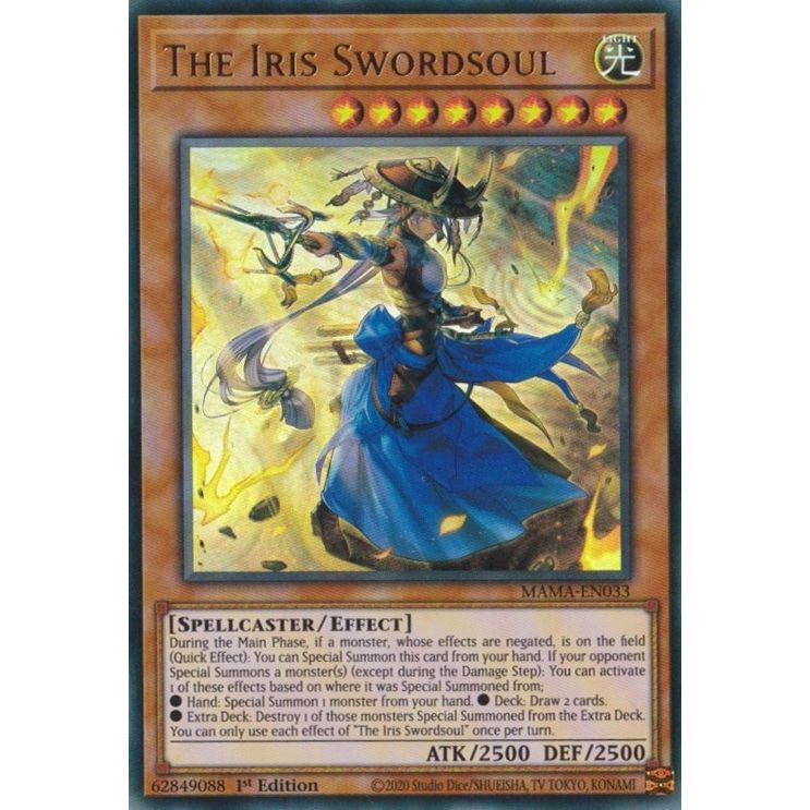 Image for The Iris Swordsoul (MAMA-EN033) (MAMA) - YuGiOh