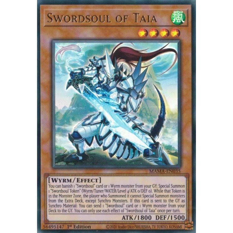 Image for Swordsoul of Taia (MAMA-EN035) (MAMA) - YuGiOh