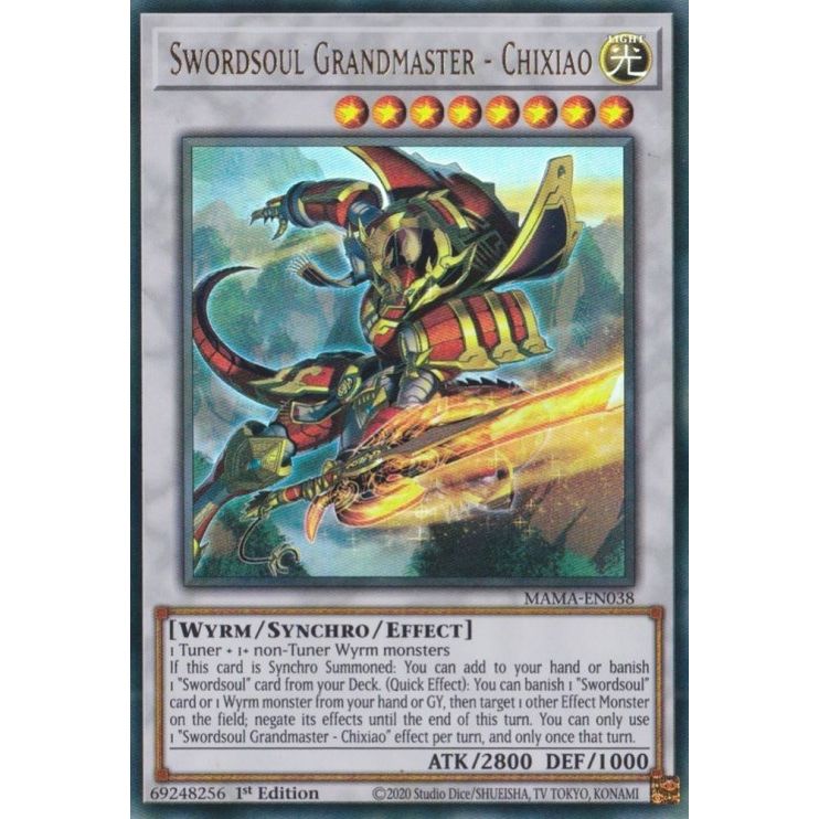 Image for Swordsoul Grandmaster - Chixiao (MAMA-EN038) (MAMA) - YuGiOh