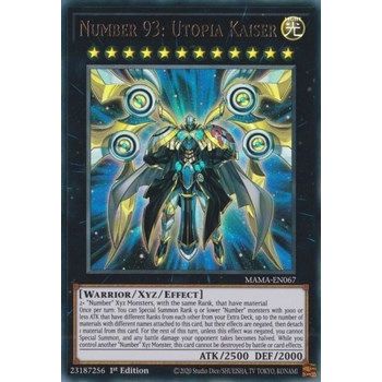 Image for Number 93: Utopia Kaiser (MAMA-EN067) (MAMA) - YuGiOh