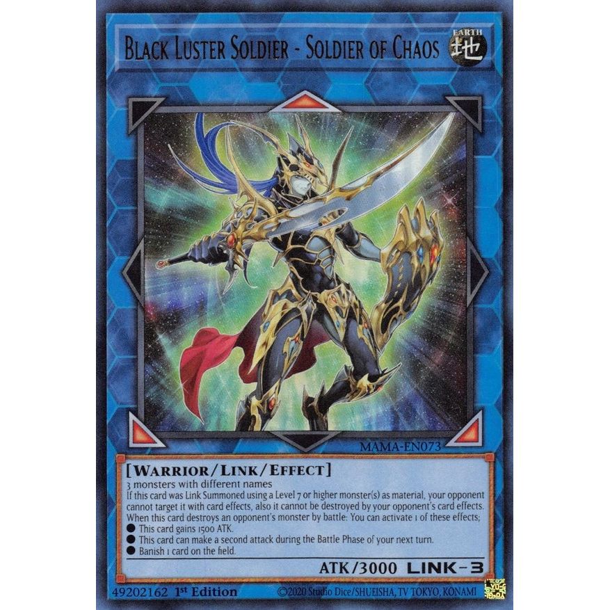 Image for Black Luster Soldier - Soldier of Chaos (MAMA-EN073) (MAMA) - YuGiOh