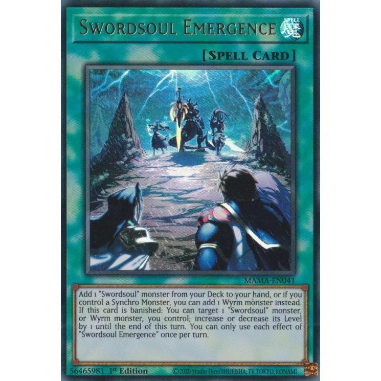 Image for Swordsoul Emergence (MAMA-EN041) (MAMA) - YuGiOh