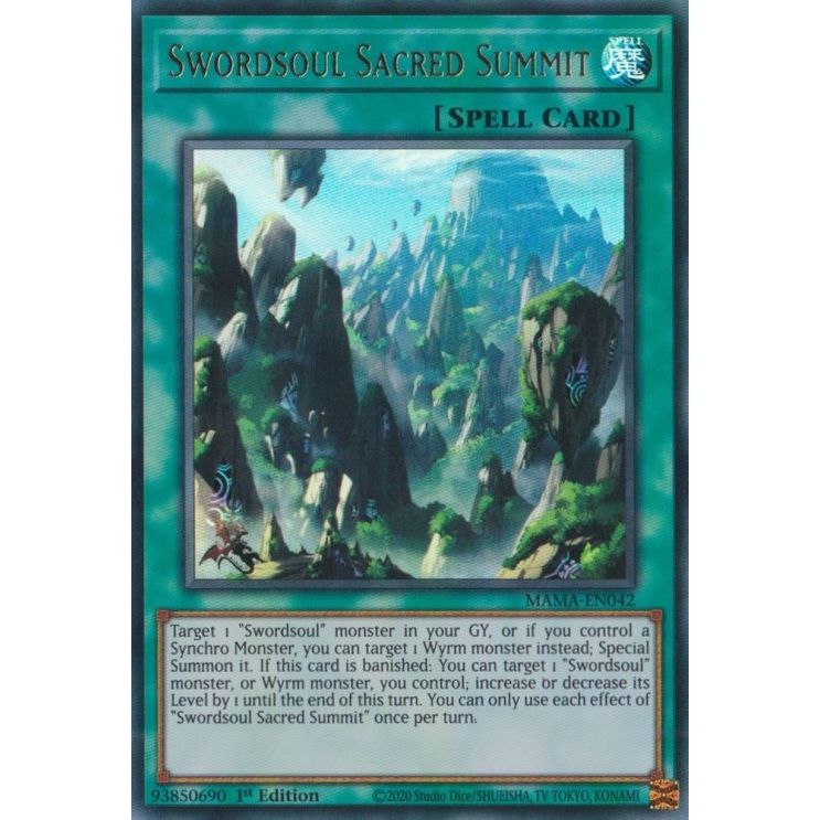 Image for Swordsoul Sacred Summit (MAMA-EN042) (MAMA) - YuGiOh