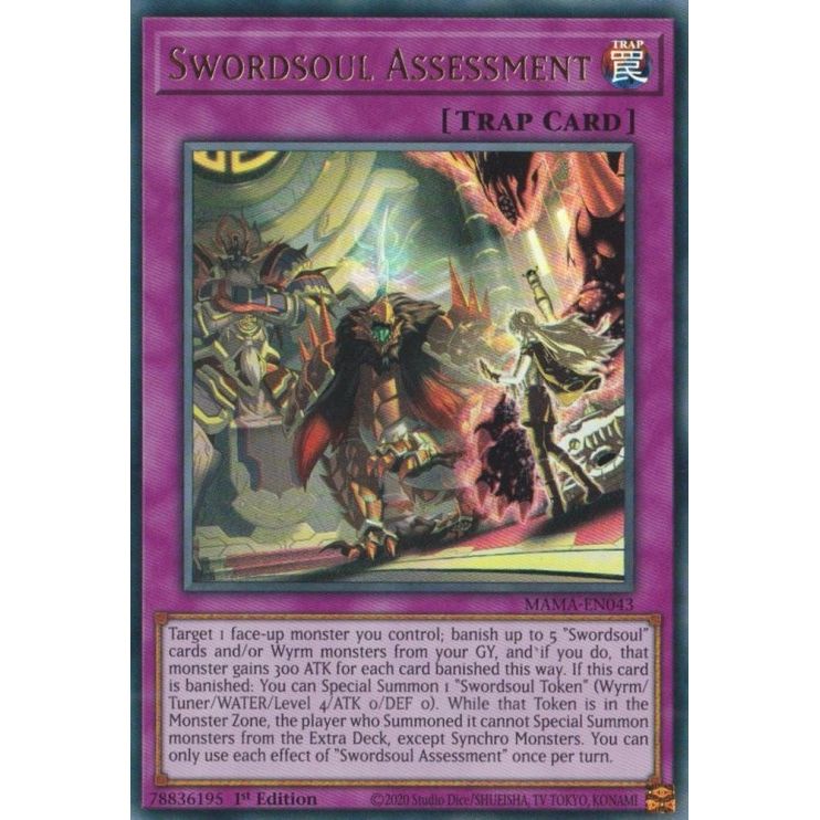 Image for Swordsoul Assessment (MAMA-EN043) (MAMA) - YuGiOh