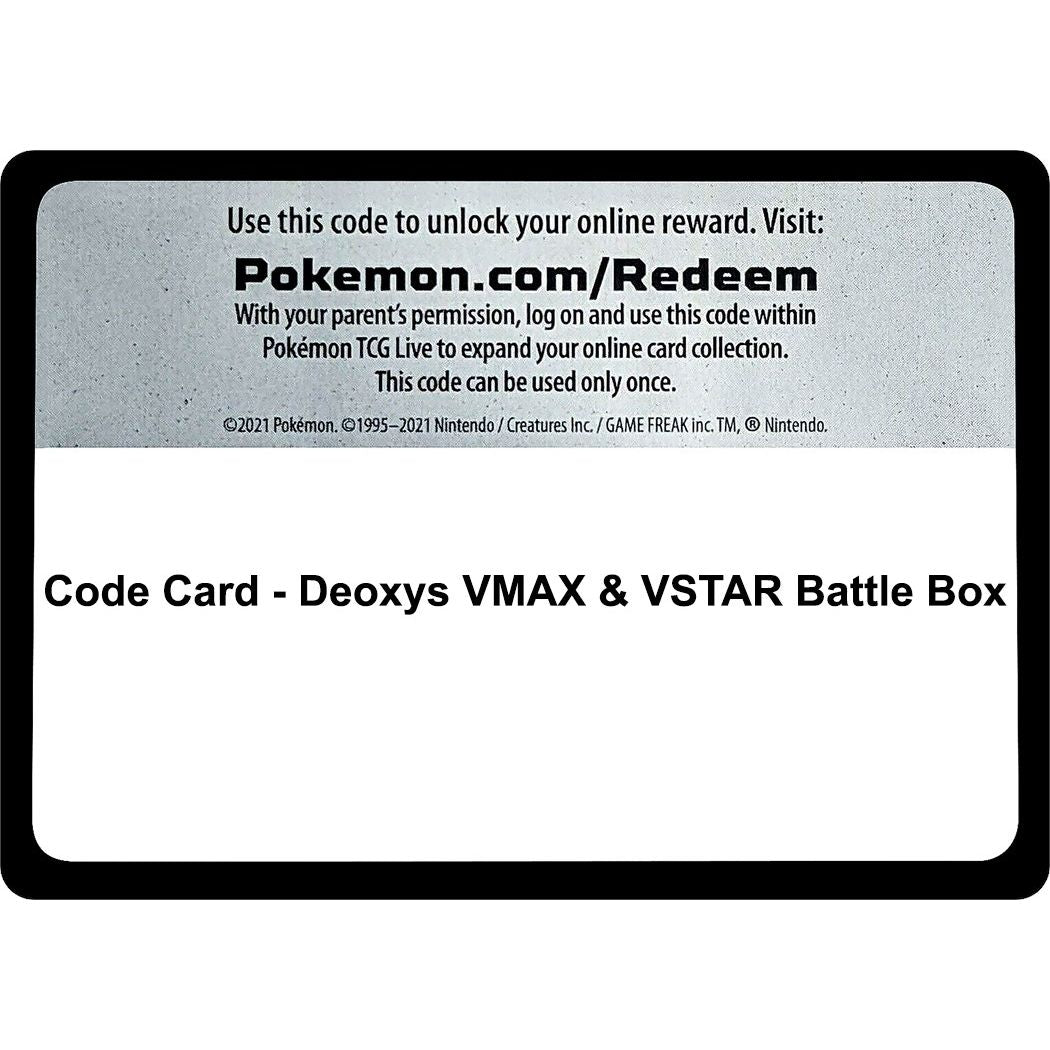 Image for Code Card - Deoxys VMAX & VSTAR Battle Box (MCAP) - Pokemon