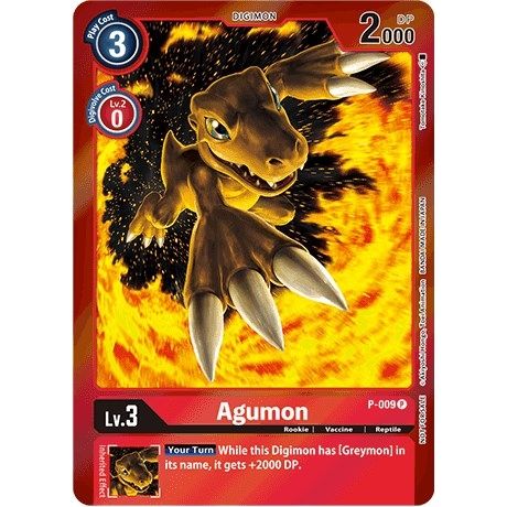 Image for Agumon (Gift Box 2022) (P-009 P) (D-PR) - Digimon Card Game
