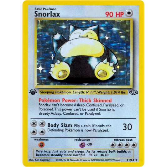 Image for Snorlax (11) (11/64) (JU) - Pokemon
