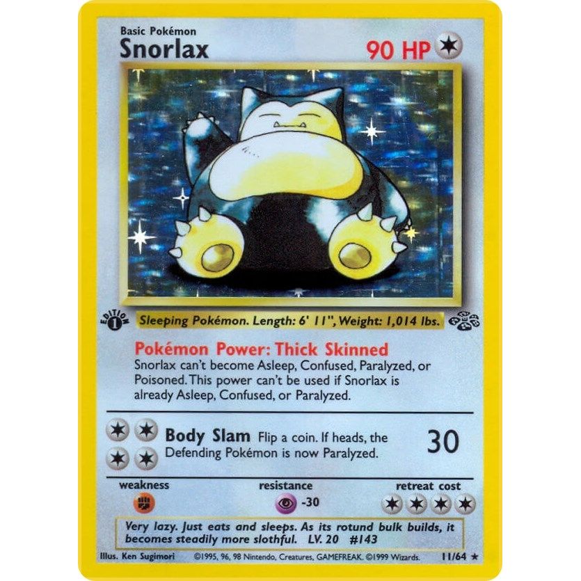 Image for Snorlax (11) (11/64) (JU) - Pokemon