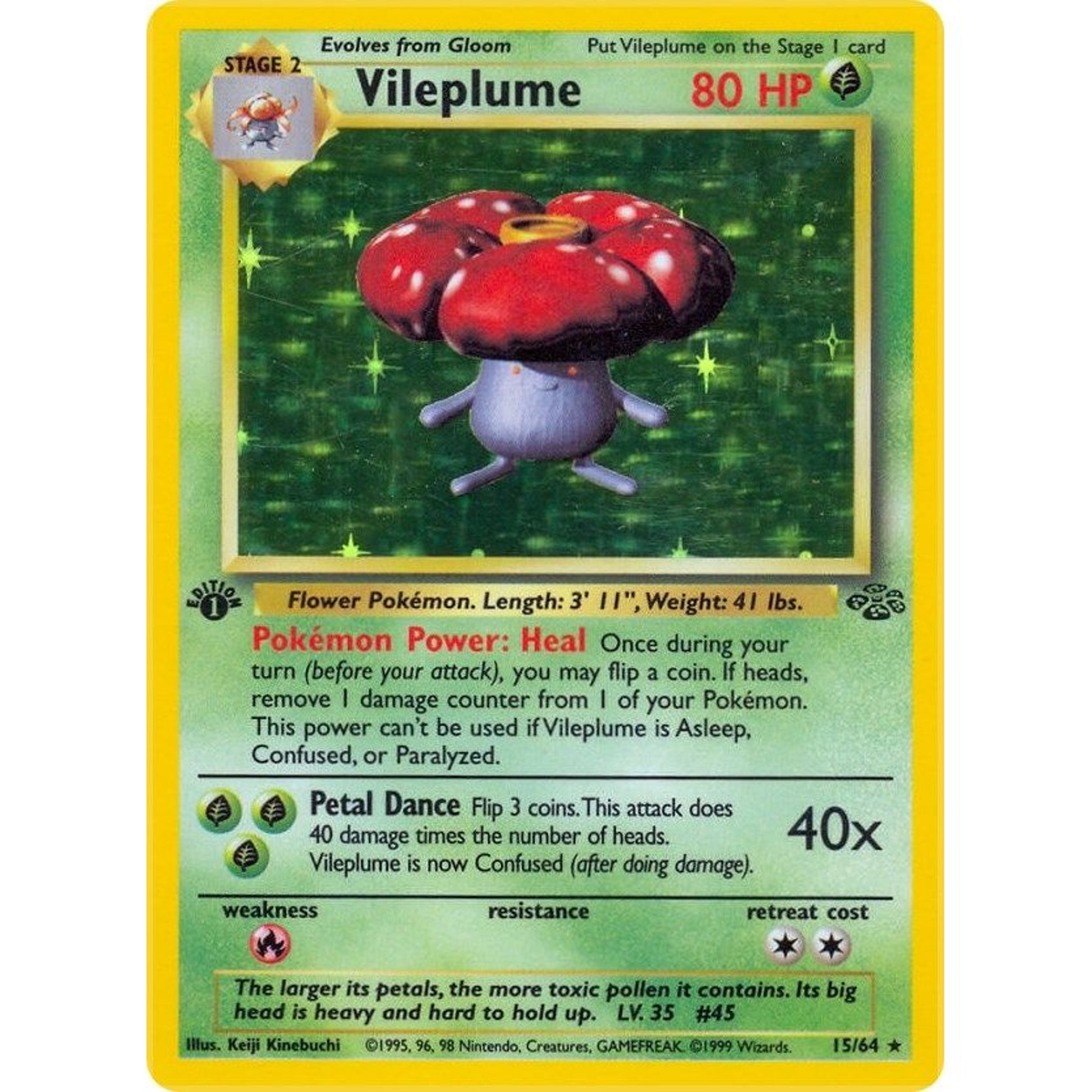Image for Vileplume (15) (15/64) (JU) - Pokemon