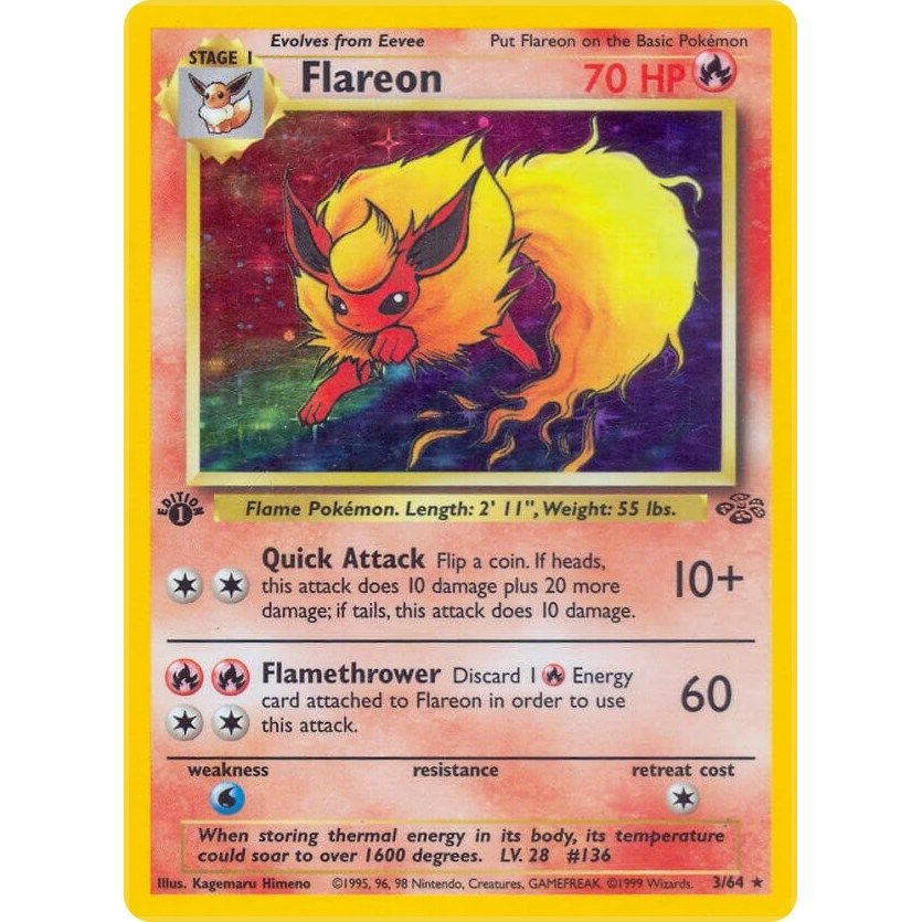 Image for Flareon (3) (03/64) (JU) - Pokemon