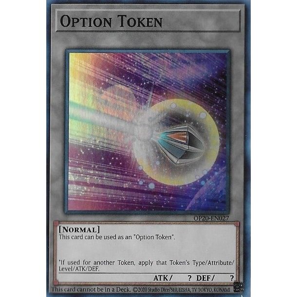 Image for Option Token (OP20-EN027) (OP20) - YuGiOh