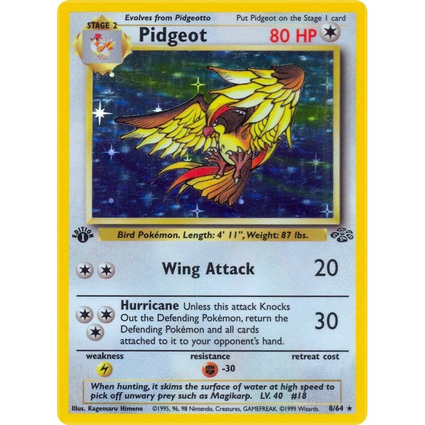 Image for Pidgeot (8) (08/64) (JU) - Pokemon