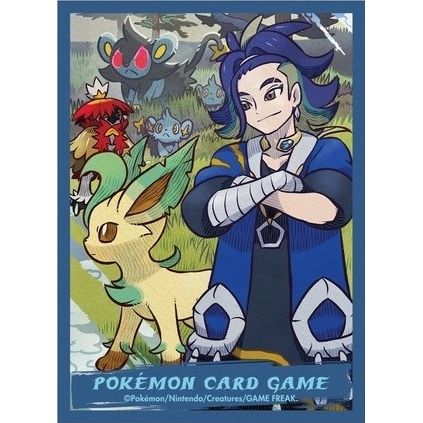 Image for Pokemon TCG: Pokemon Center Japan Exclusive Card Sleeves - Hisui Days Adaman & Leafeon (64-Pack) - Card Sleeves