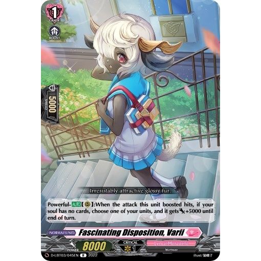 Image for Fascinating Disposition, Varii (D-LBT03/045EN) (D-LBT03) - Cardfight Vanguard