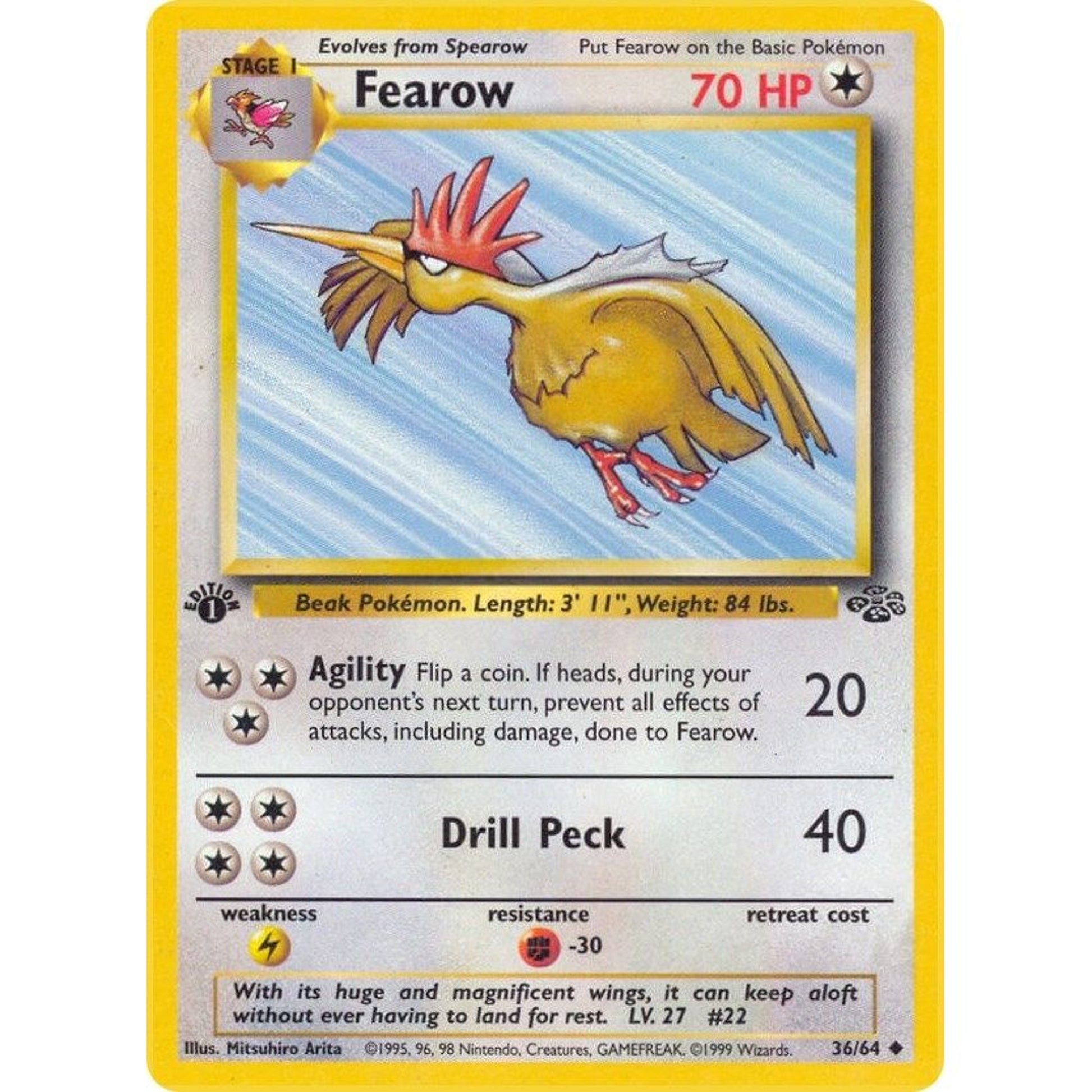 Image for Fearow (36/64) (JU) - Pokemon
