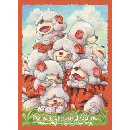 Image for Pokemon TCG: Pokemon Center Japan Exclusive Card Sleeves - Hisuian Growlithe (64-Pack) - Card Sleeves