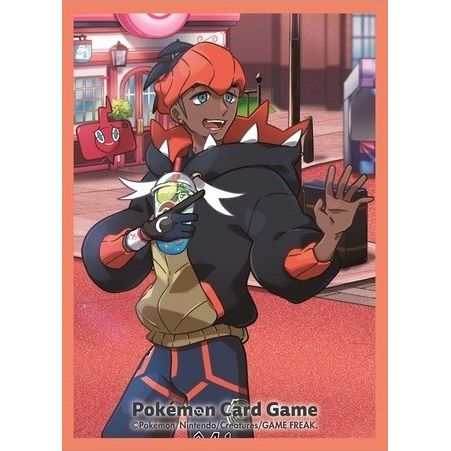 Image for Pokemon TCG: Pokemon Center Japan Exclusive Card Sleeves - Trainer Offshot! Raihan (64-Pack) - Card Sleeves