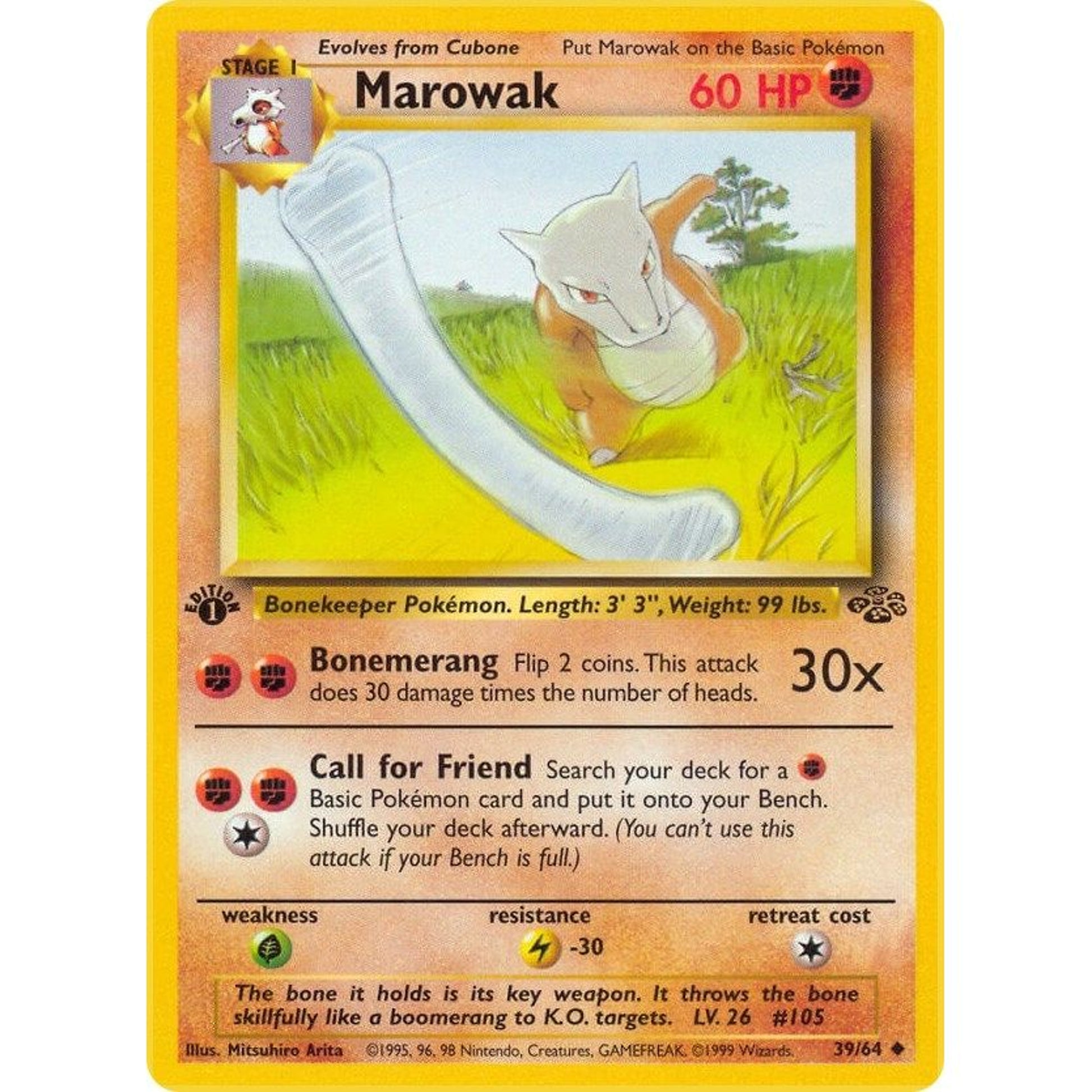 Image for Marowak (39/64) (JU) - Pokemon